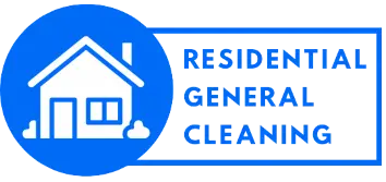 House icon with words 'Residential General Cleaning'